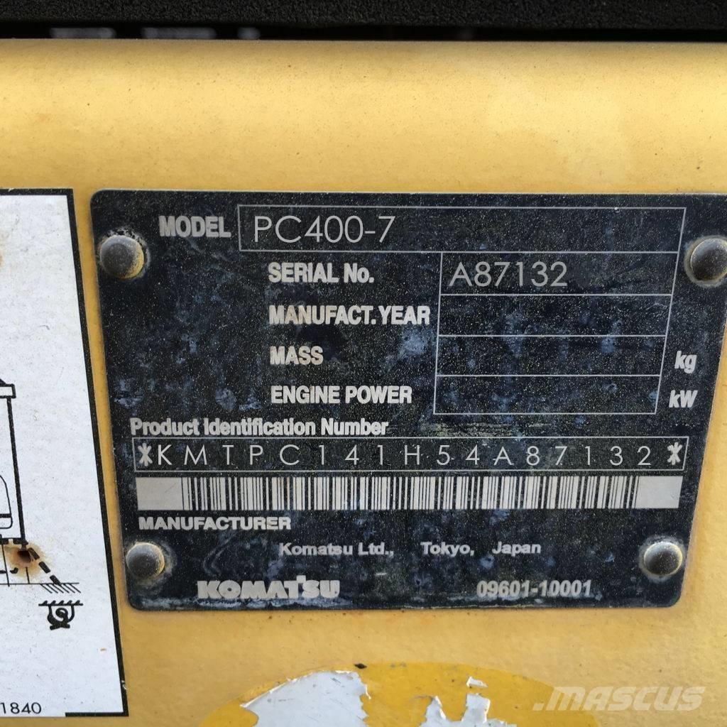 Komatsu PC 400-7 Escavadoras de rastos