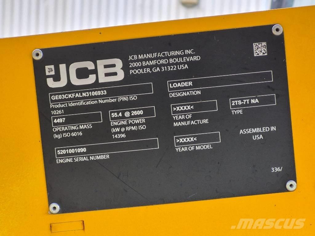 JCB 2 TS 7T Carregadoras de direcção deslizante