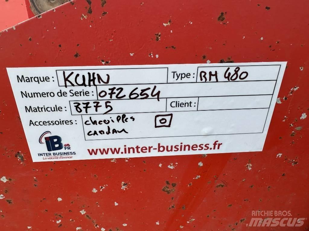 Kuhn RM480 Gadanheiras e cortadores de folhas para pastos