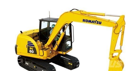 Komatsu PC 60-8 Mini Escavadoras <7t