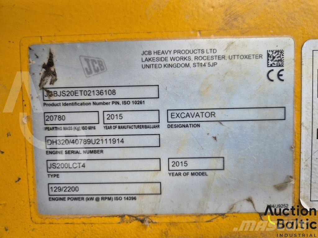 JCB JS 200 LC T4 Escavadoras de rastos