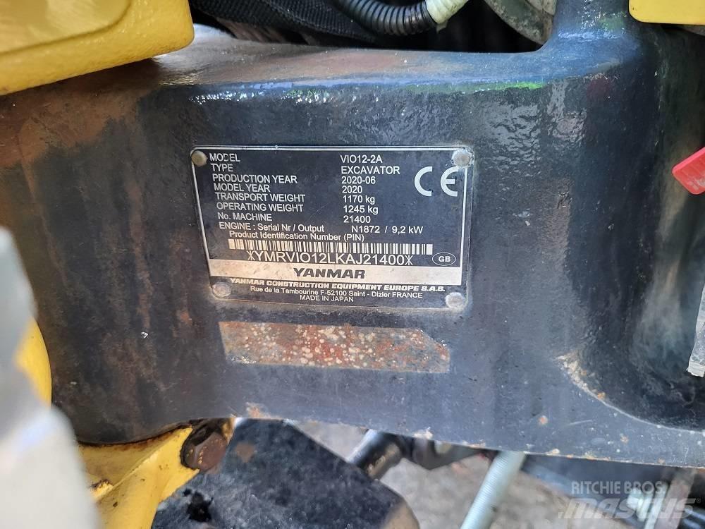 Yanmar Vio 12 Mini Escavadoras <7t