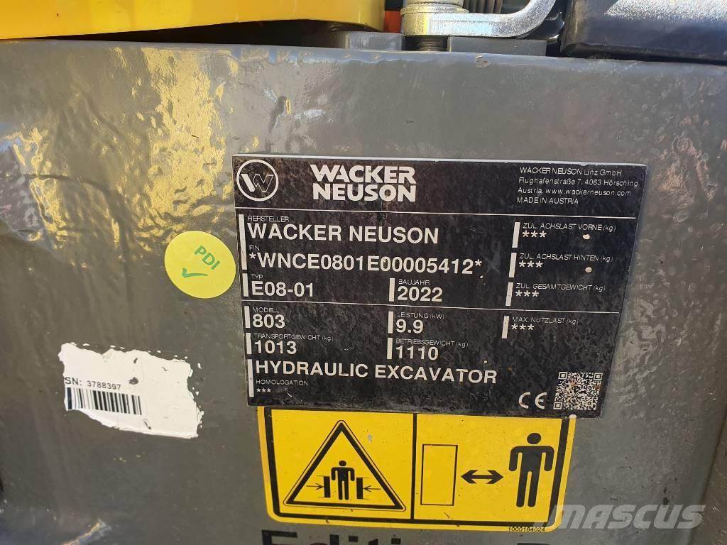 Wacker Neuson 803 Escavadoras de rastos