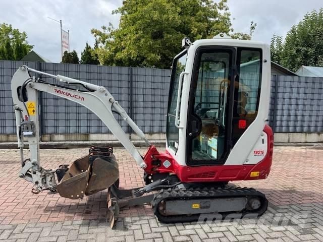Takeuchi TB 216 Mini Escavadoras <7t