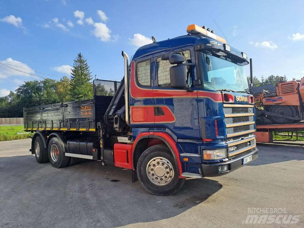 Scania R114 Camiões grua