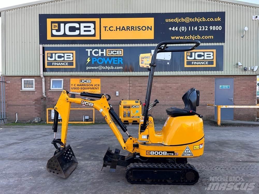 JCB 8008 Mini Escavadoras <7t