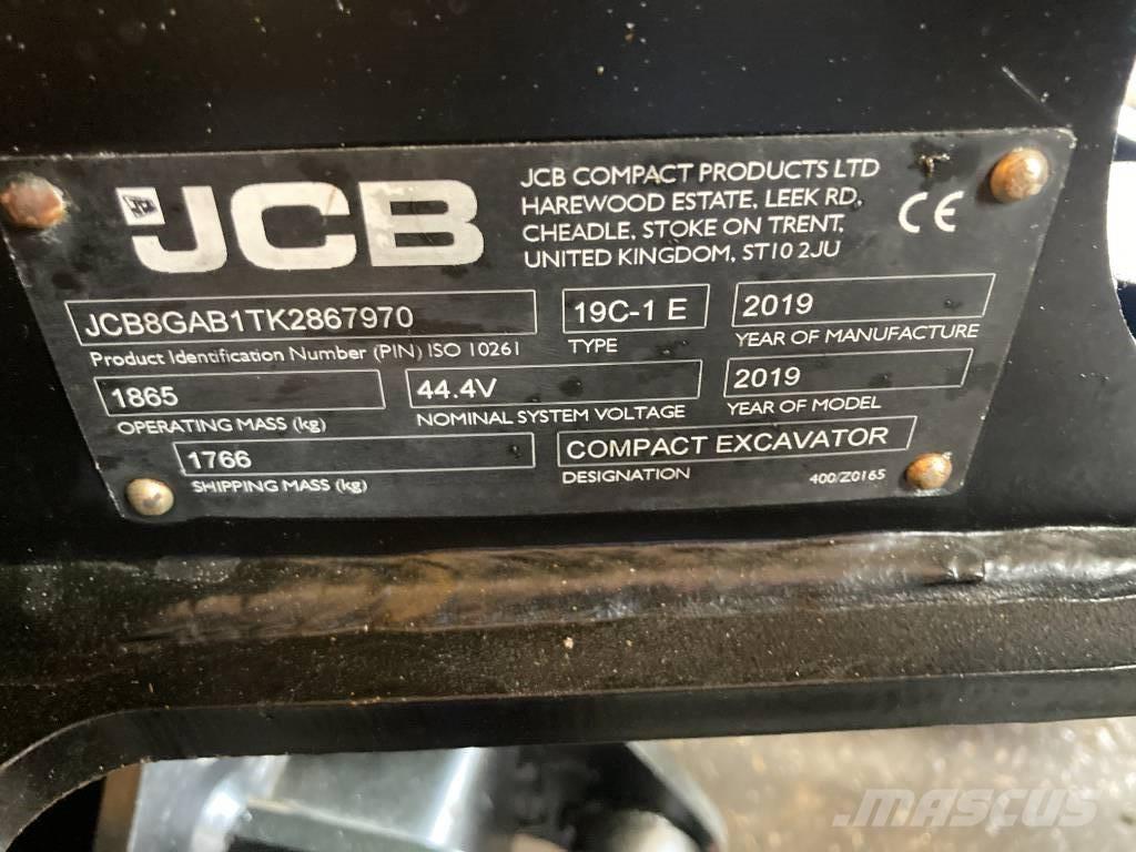 JCB 19 C-IE Mini Escavadoras <7t