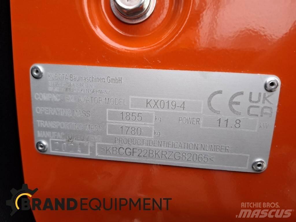 Kubota KX019-4 Mini Escavadoras <7t
