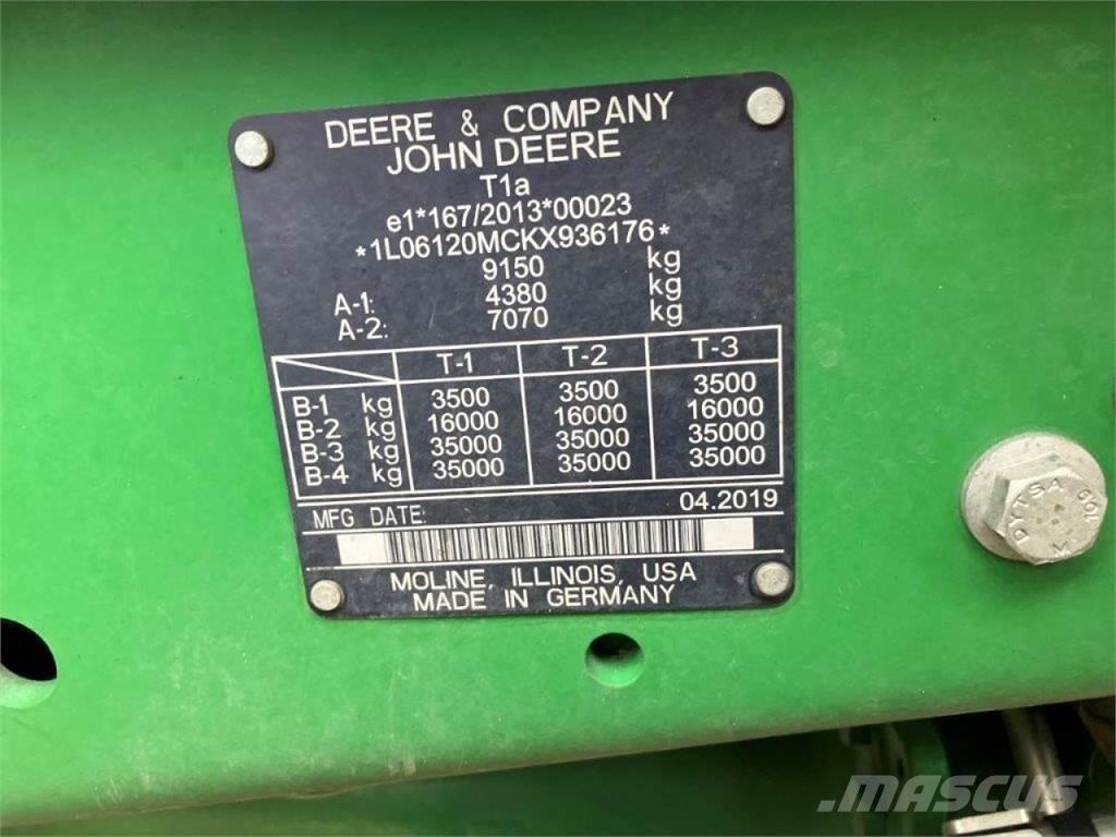 John Deere 6120M Tratores Agrícolas usados