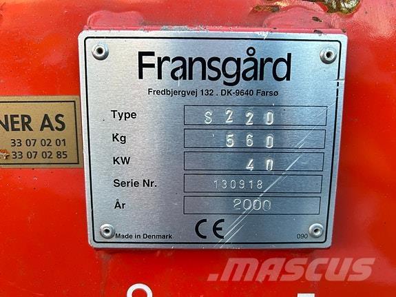 Fransgård S-220 Outros limpa-neves e máquinas de limpeza viária