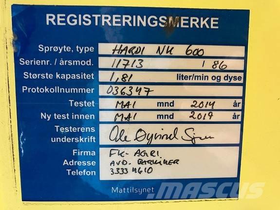 Hardi NK 600/8 Pulverizadores Automotrizes