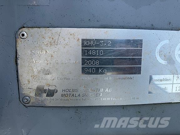 Holms KHV-3.2 Lâminas de neve e arados