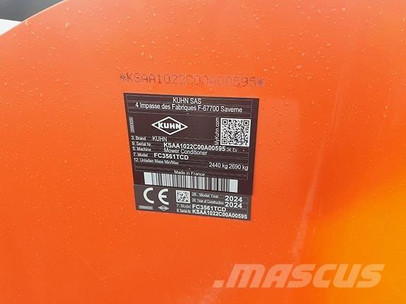 Kuhn FC3561TCD Outros equipamentos de forragem e ceifa