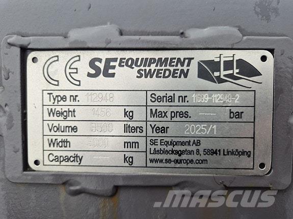  Lasterskuffe 3500L Outros componentes