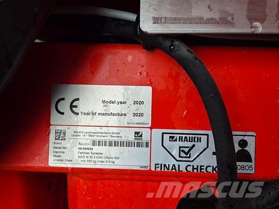 Rauch Axis 30.2 Espalhadores de estrume