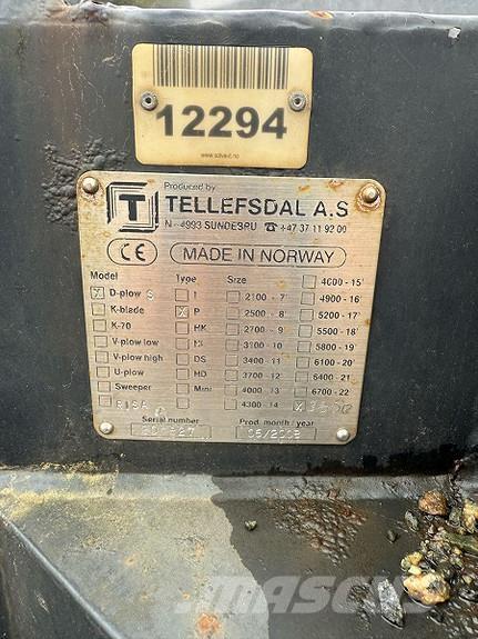 Tellefsdal D3600 Outros limpa-neves e máquinas de limpeza viária