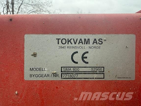 Tokvam SMA 800 Outros limpa-neves e máquinas de limpeza viária