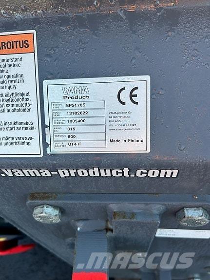 Vama 1,7 meter Outros limpa-neves e máquinas de limpeza viária