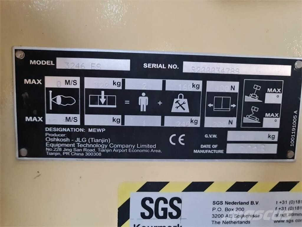 JLG 3246ES Elevadores de tesoura
