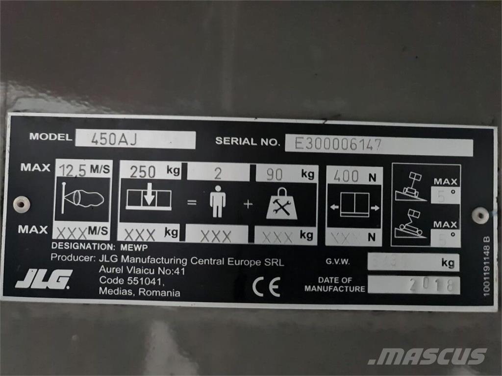 JLG 450AJ Elevadores braços articulados
