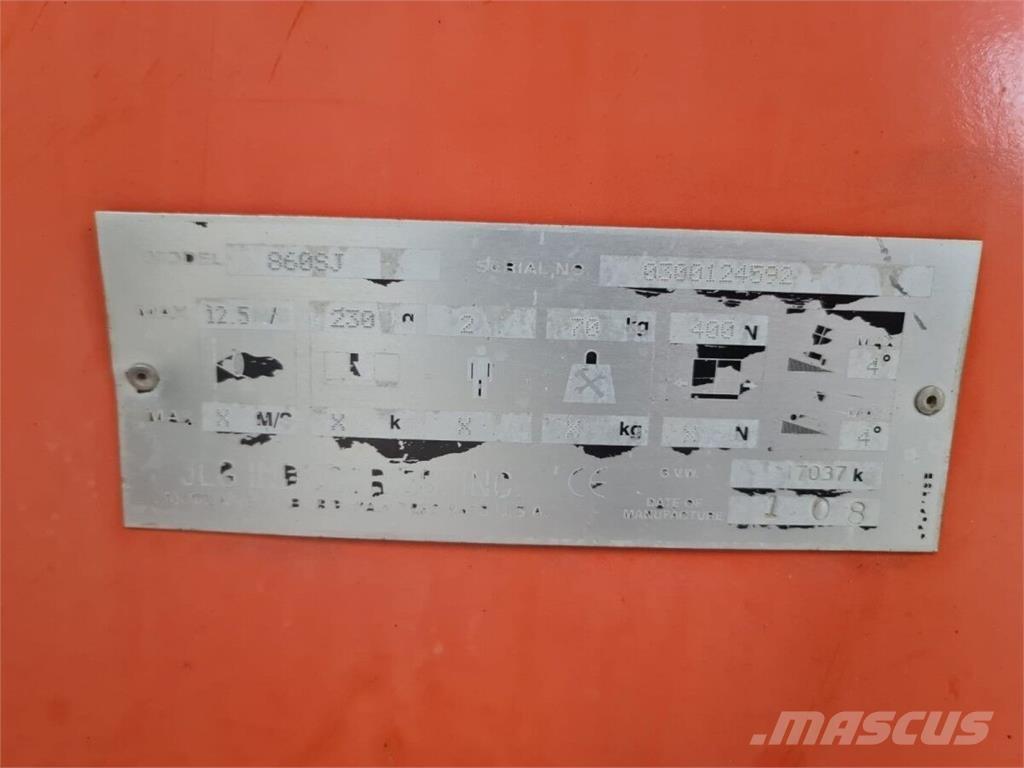 JLG 860SJ Elevadores braços Telescópicos