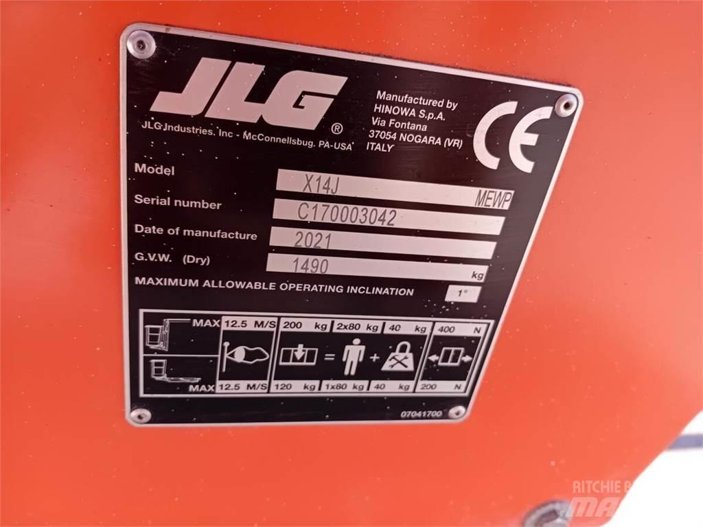 JLG X14J Elevadores braços articulados