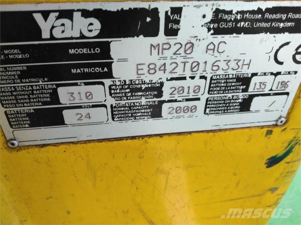 Yale MP20 Porta palettes