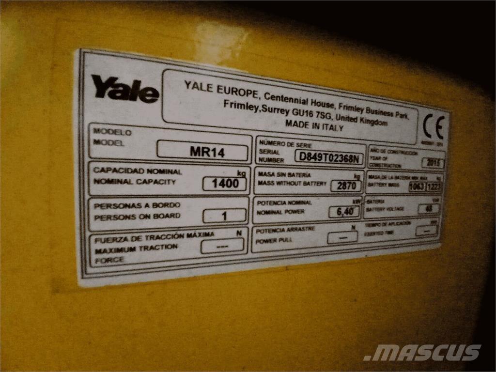 Yale MR14 Movimentação cargas - Outros
