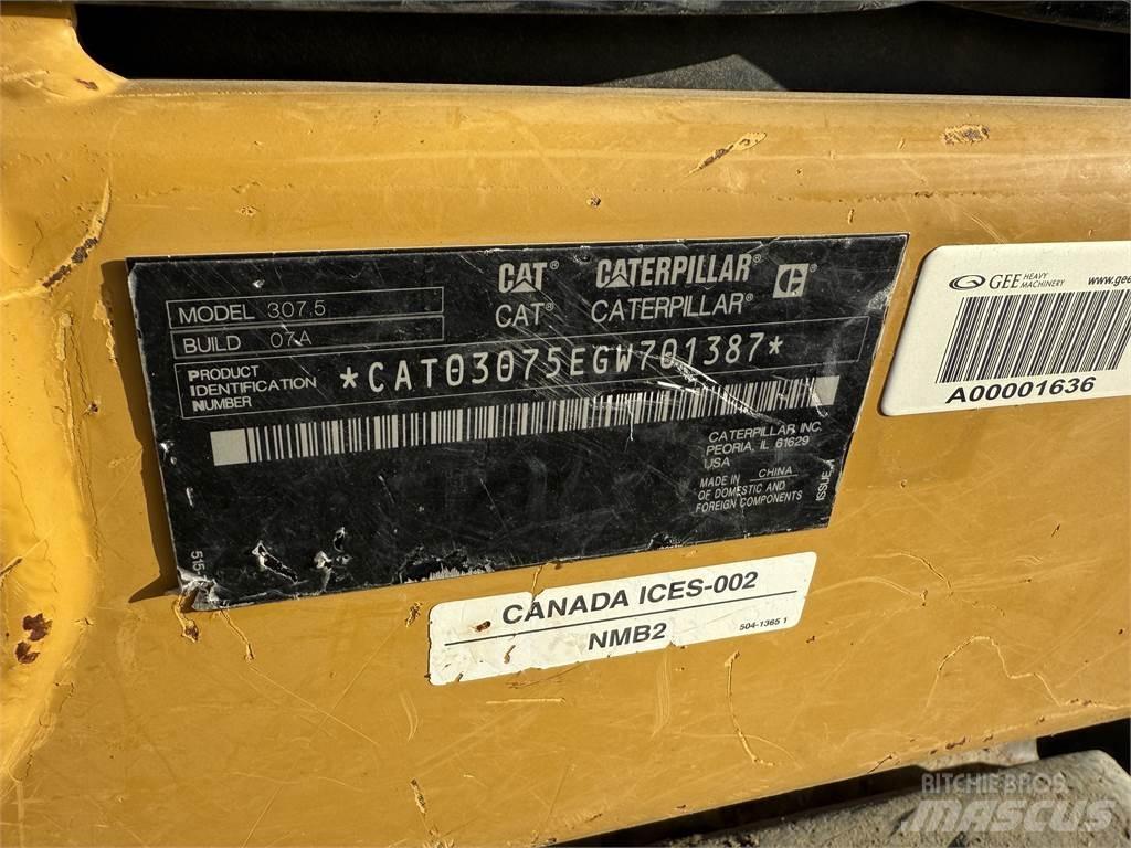 CAT 307.5 Escavadoras de rastos
