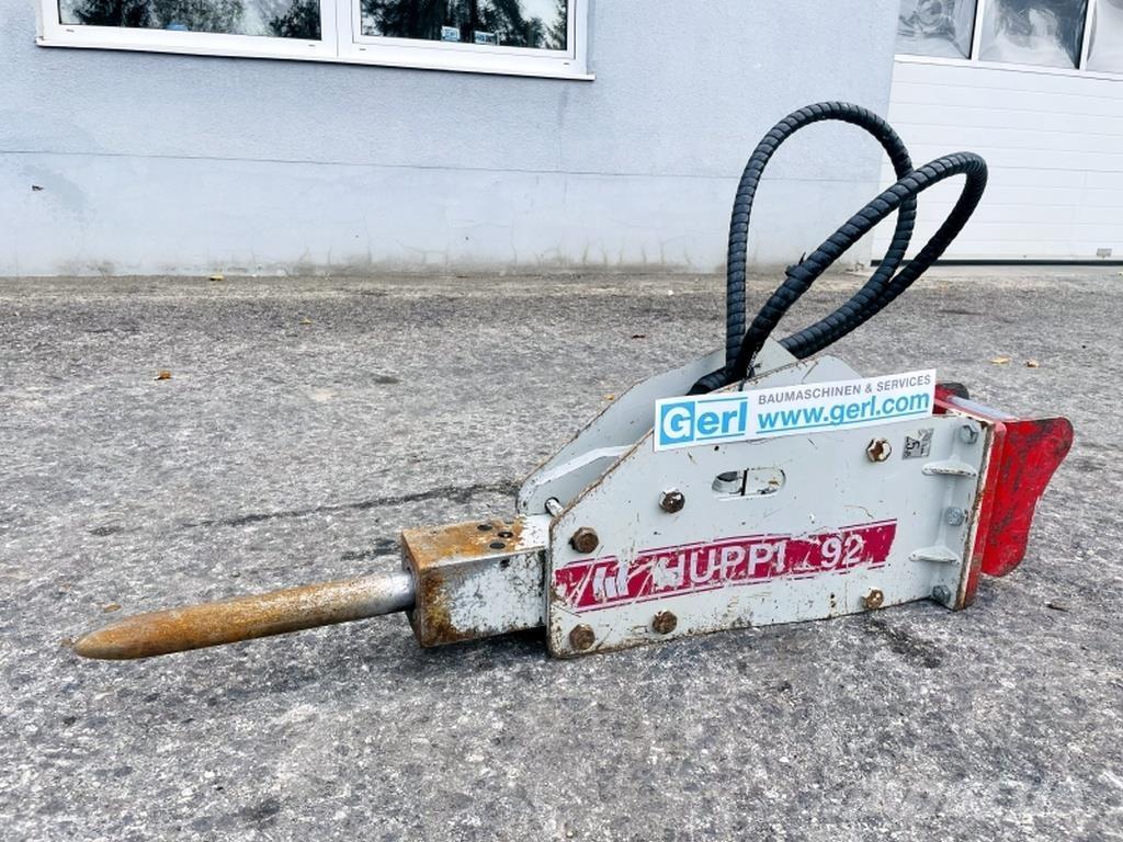  Huppi 92 Martelos de empilhamento hidráulico