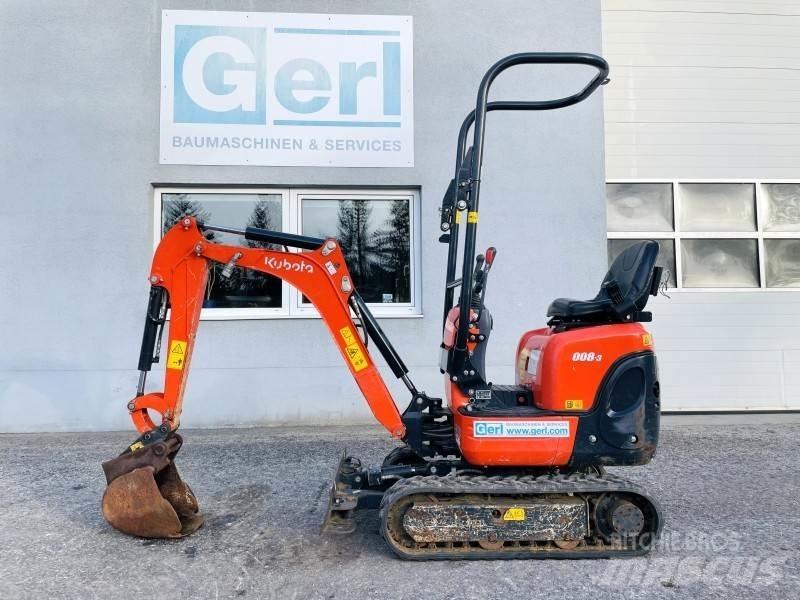 Kubota K008-3 Mini Escavadoras <7t