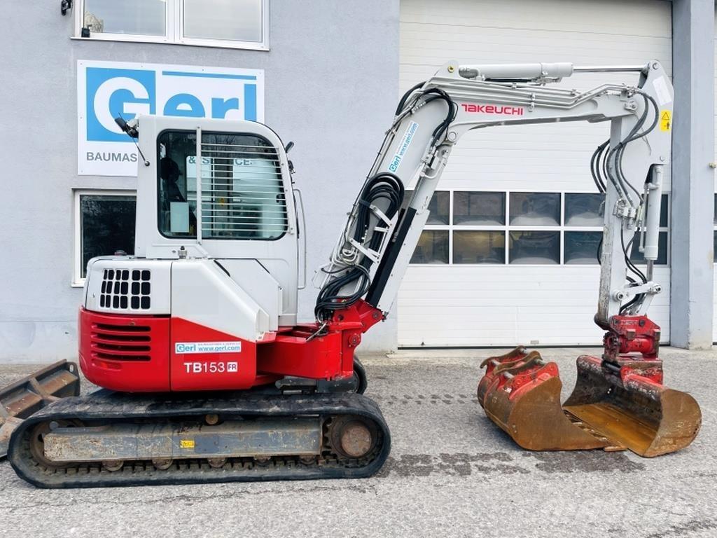 Takeuchi TB153FR Mini Escavadoras <7t