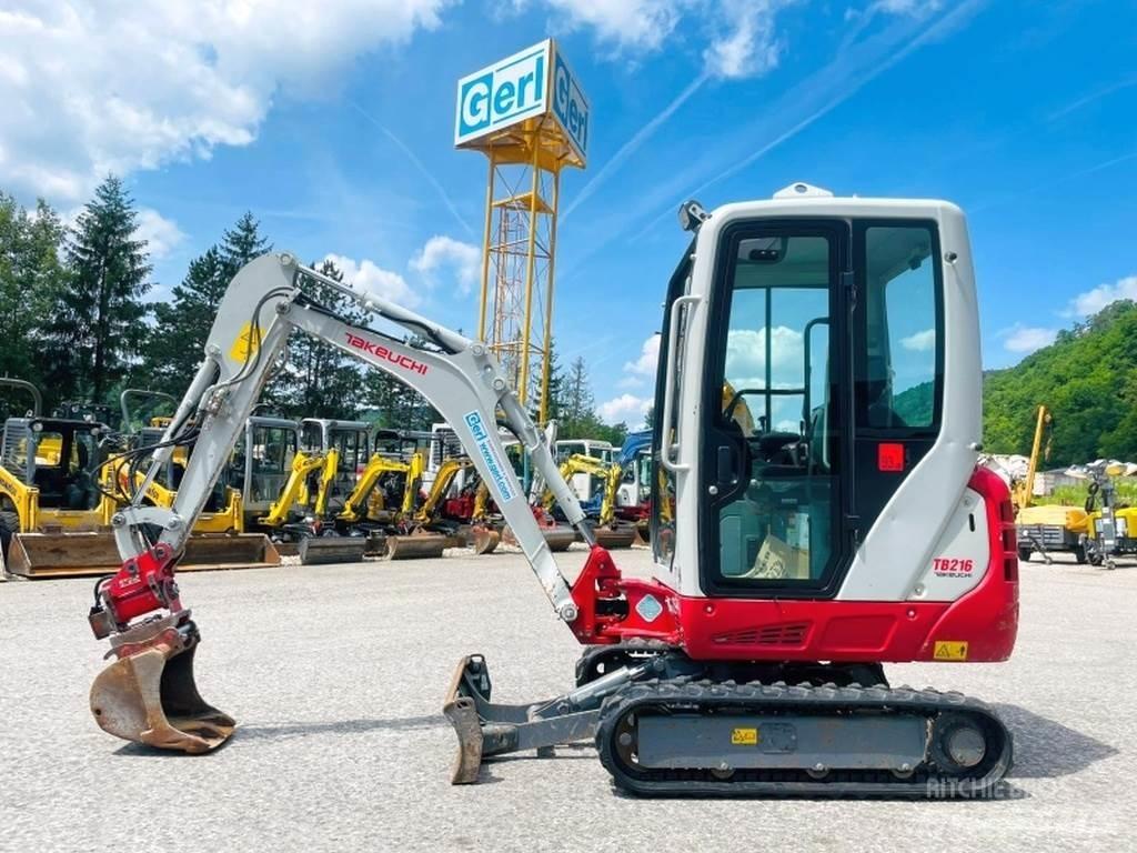Takeuchi TB216 Mini Escavadoras <7t