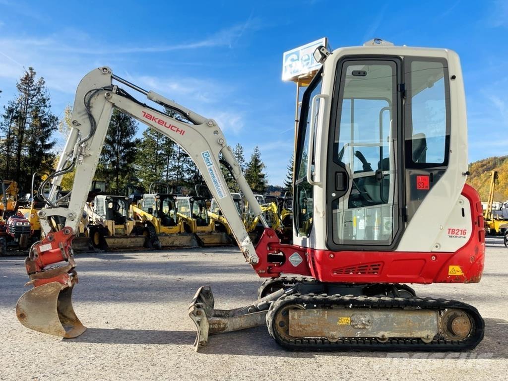 Takeuchi TB216 Mini Escavadoras <7t