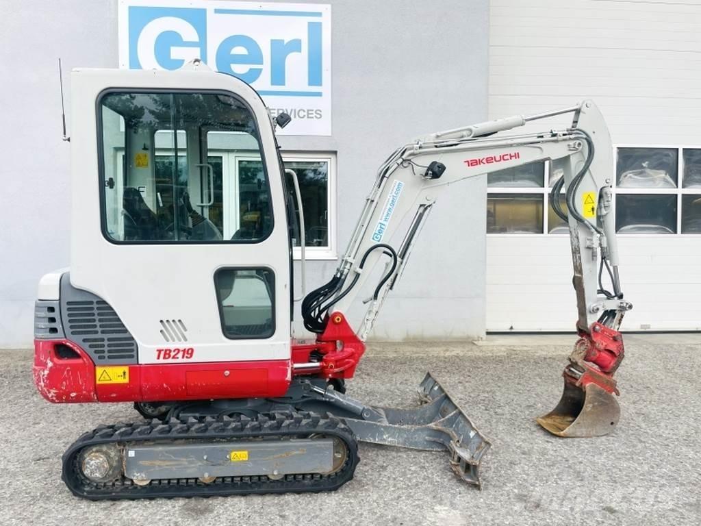 Takeuchi TB219 Mini Escavadoras <7t