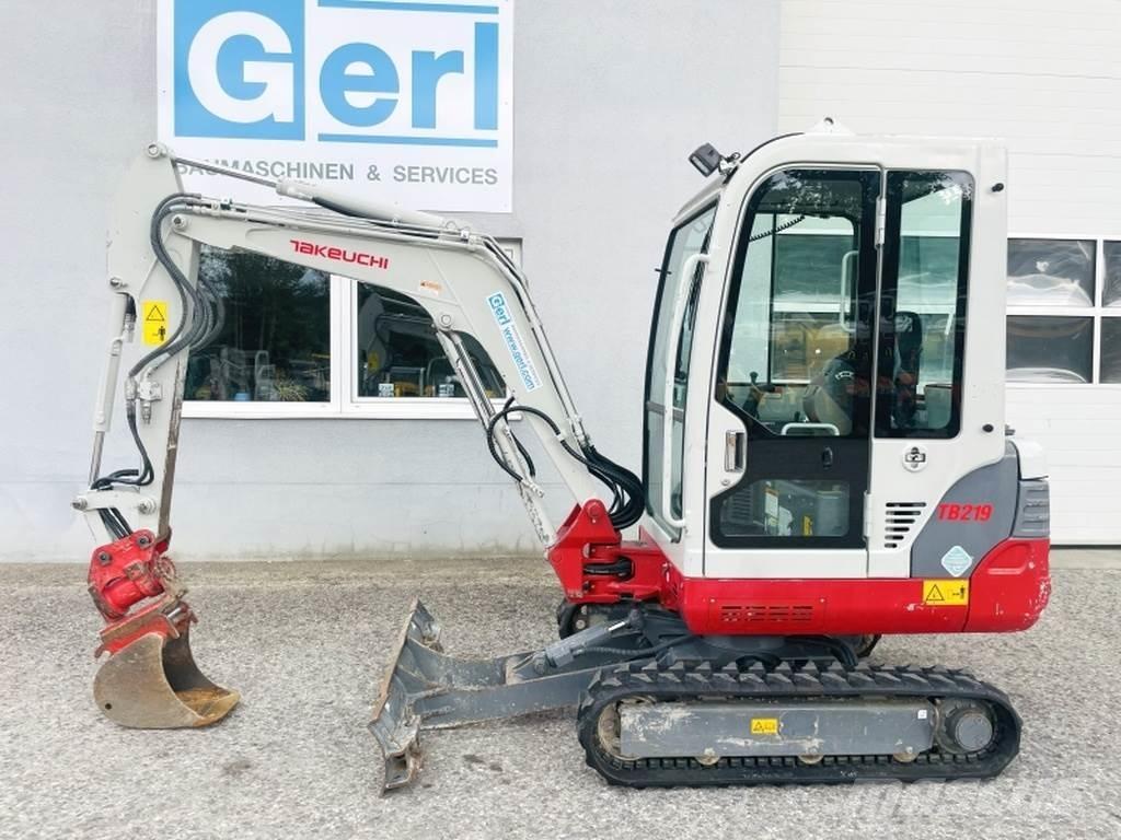 Takeuchi TB219 Mini Escavadoras <7t