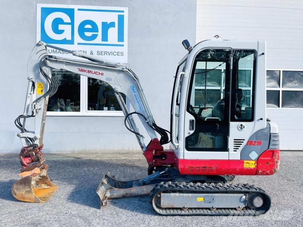 Takeuchi TB219 Mini Escavadoras <7t