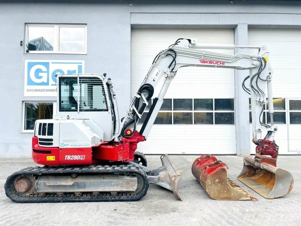 Takeuchi TB280FR Mini Escavadoras <7t