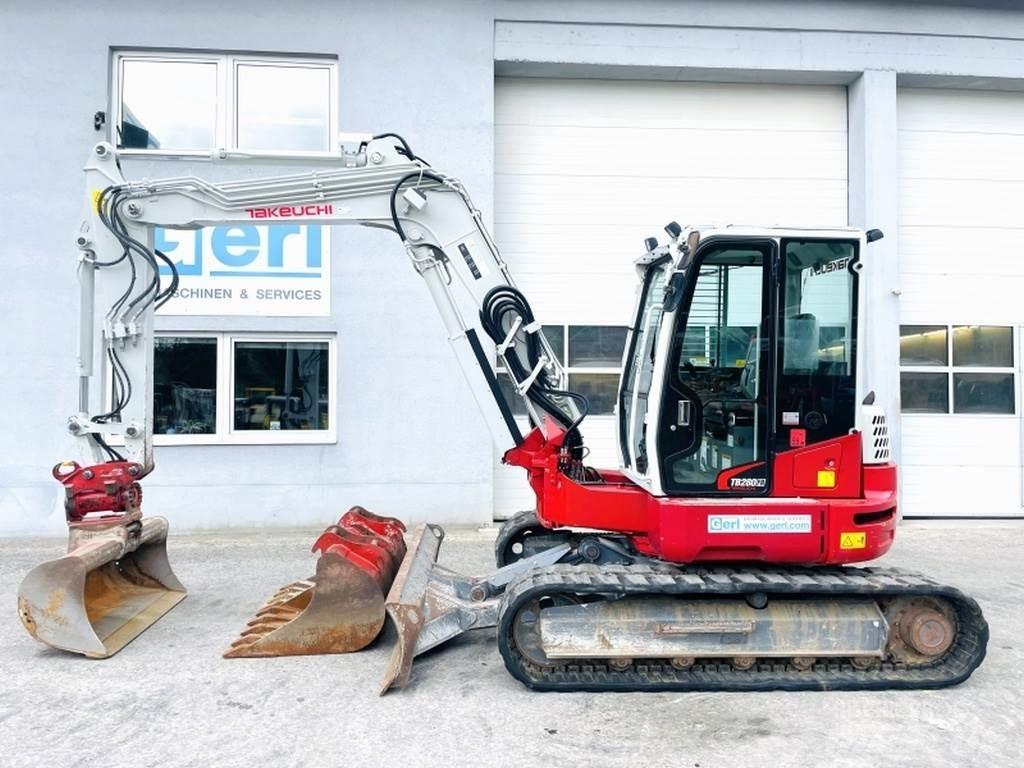 Takeuchi TB280FR Mini Escavadoras <7t