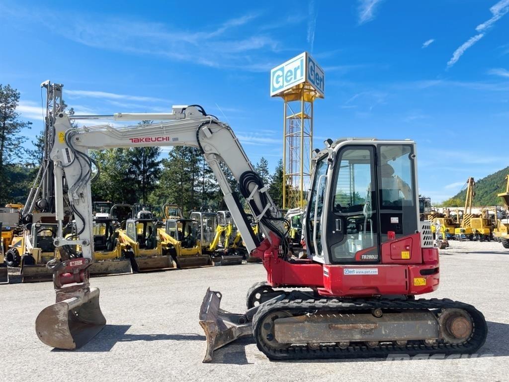 Takeuchi TB280FR Mini Escavadoras <7t