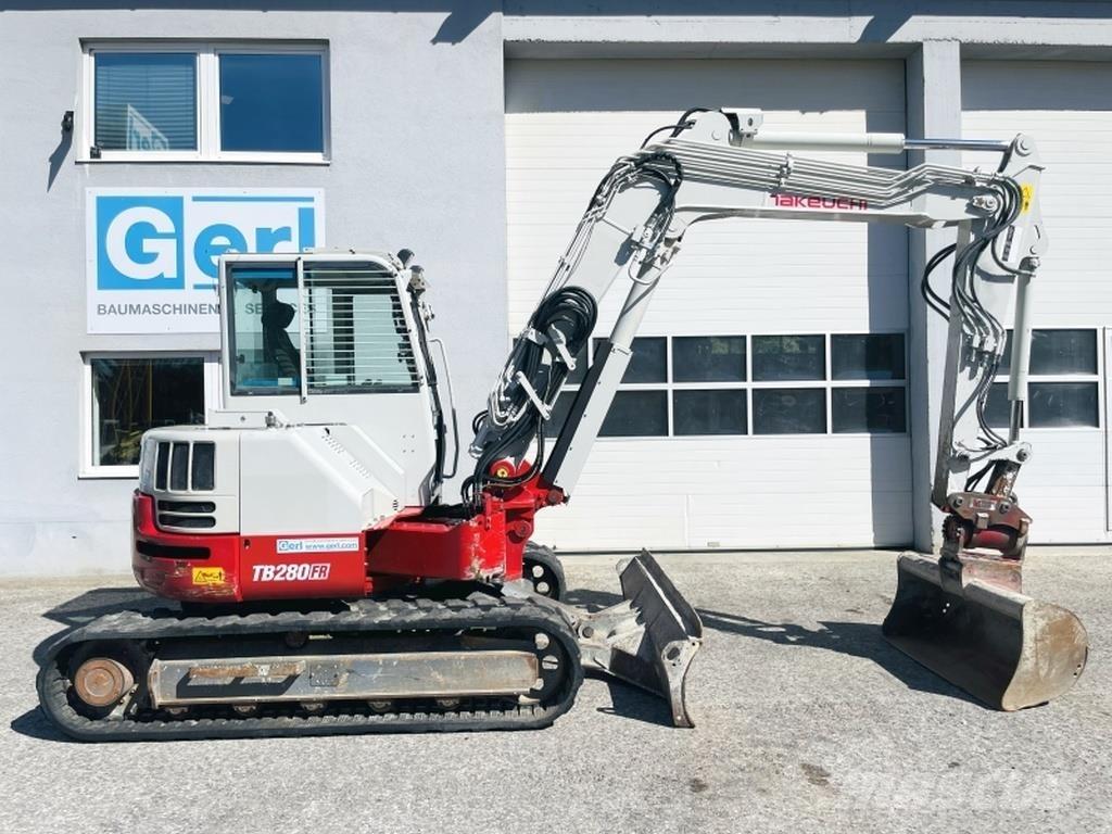 Takeuchi TB280FR Mini Escavadoras <7t