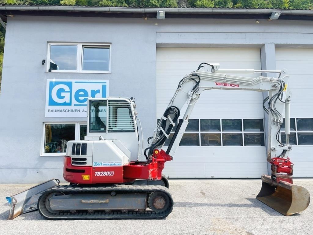 Takeuchi TB280FR Mini Escavadoras <7t