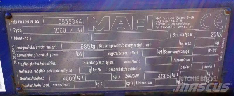 Mafi 1060 / 4t Reboques estrado/caixa aberta