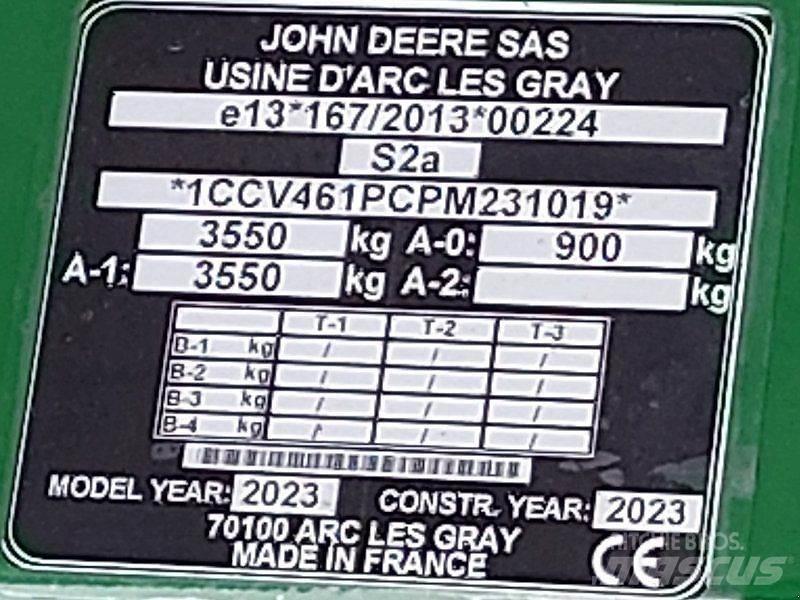 John Deere V461M Agricultura - Outros
