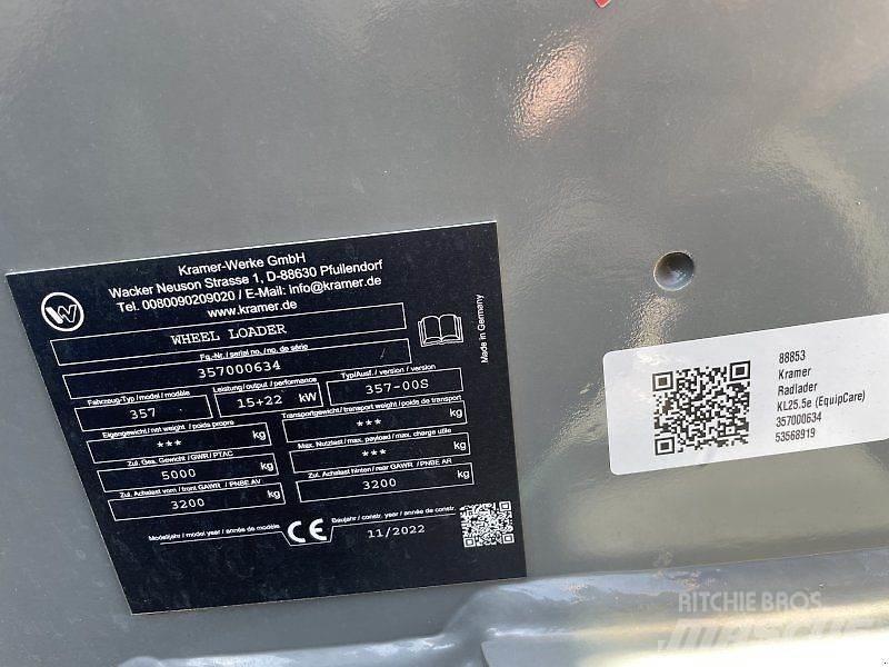 Kramer KL 25.5 e Carregadoras de direcção deslizante