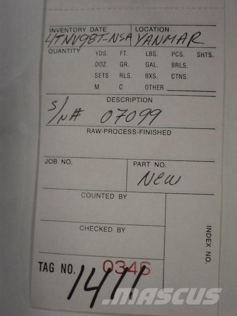 Yanmar 4TNV98T-NSA Motores