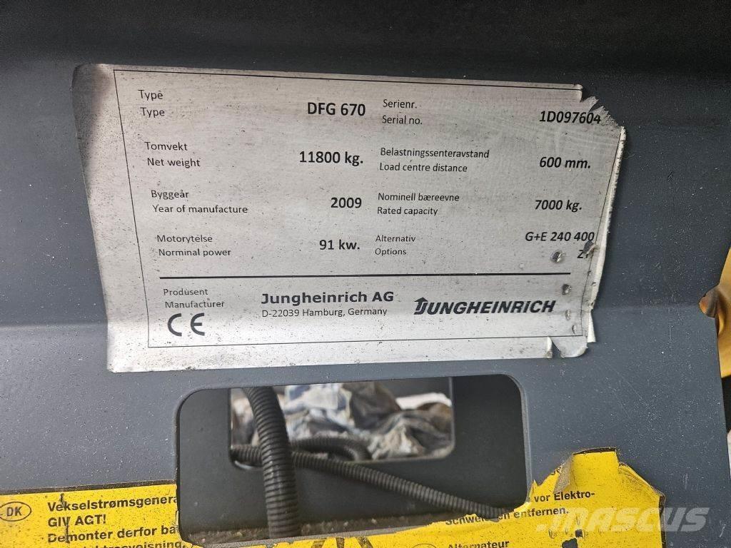 Jungheinrich DFG670 Empilhadores Diesel