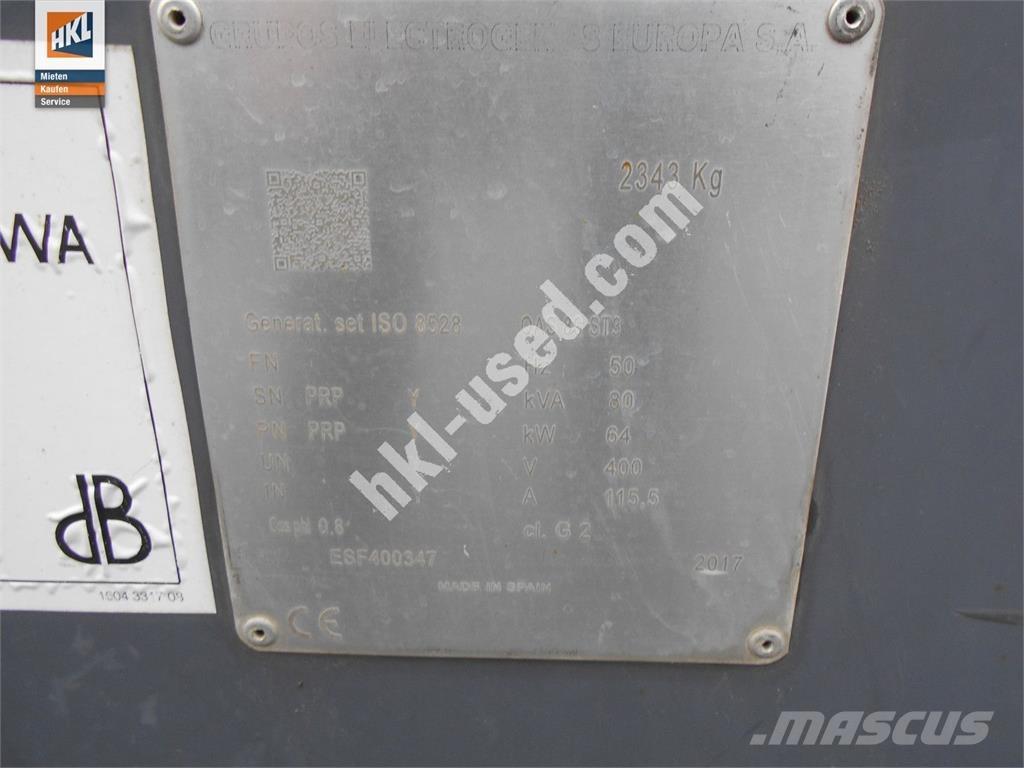 Atlas Copco QAS 80 Outros Geradores