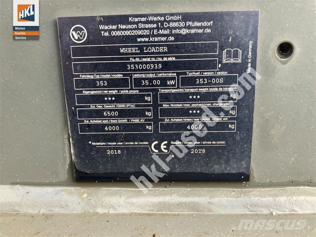 Kramer 5075 Pás carregadoras de rodas