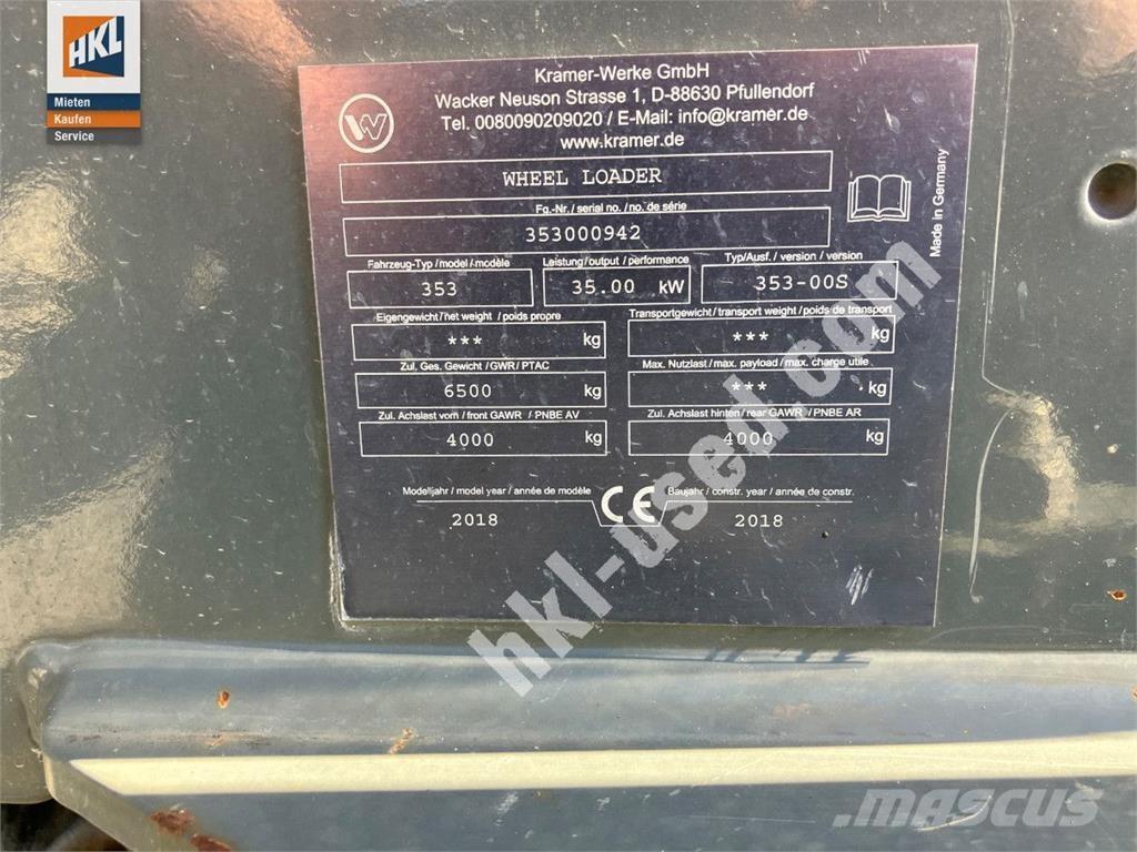 Kramer 5075 Pás carregadoras de rodas